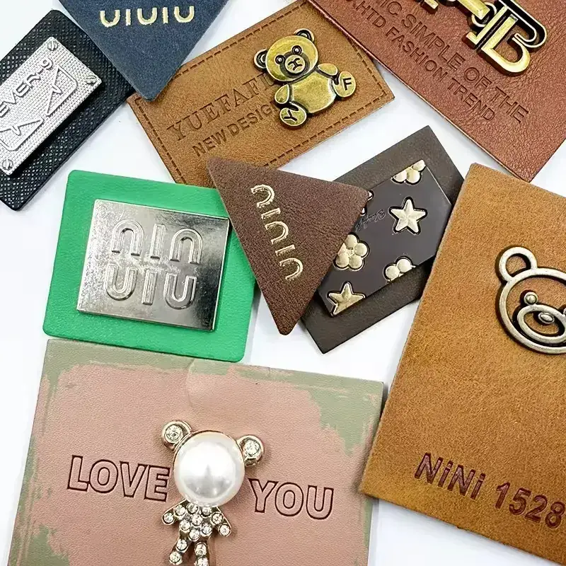 etiquetas de metal personalizadas para roupas
